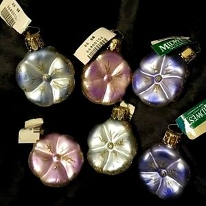 Midwest  glass floral ornaments